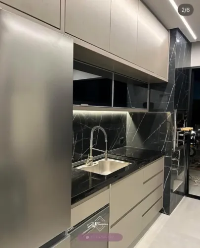 cozinha planejada cinza em ate 12x cartao credito