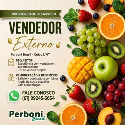 Vaga para Vendedor externo 