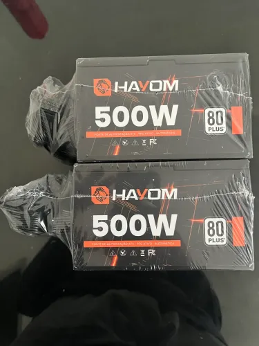 FONTE 500W 80PLUS NOVA+ENTREGA GRÁTIS