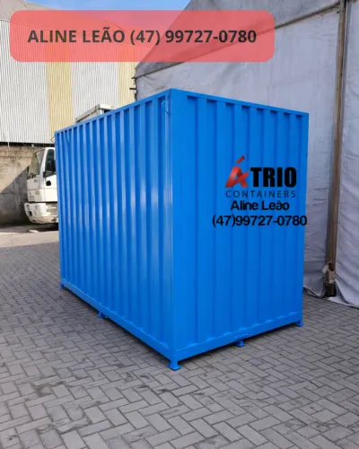 Almoxarifado Modular Aço 100% Galv. São José SC - Reforço Cadeado