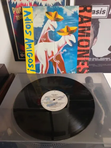 Vinil LP Ramones Adios Amigos MEGA RARO 1 pressagem