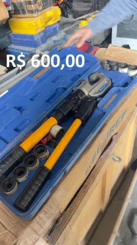 Lote Alicates Prensa Terminal Hidráulico Vonder Bovenau Lukma