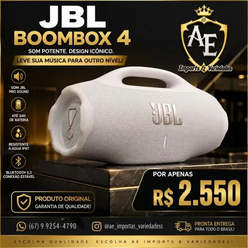 JBL Boombox 4 branca