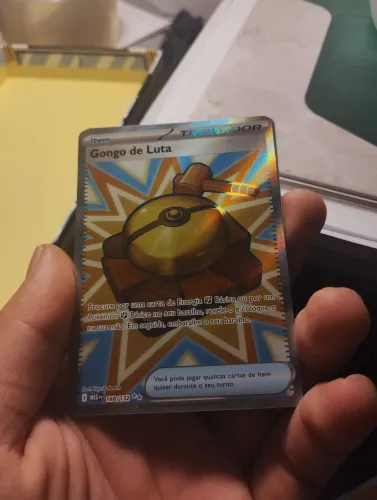 Carta pokémon Gongo de luta Full art