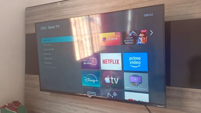 Vendo tv 40 polegadas nova com garantia aceito cartão de crédito 