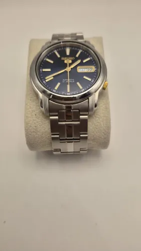 Relogio Masculino Seiko 5 original, automático Azul