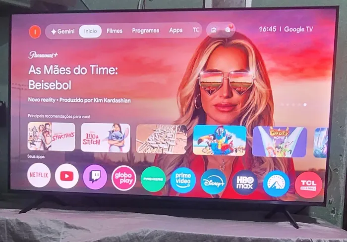 Smart Tv Tcl 55 polegadas Qd-Mini Led 4k