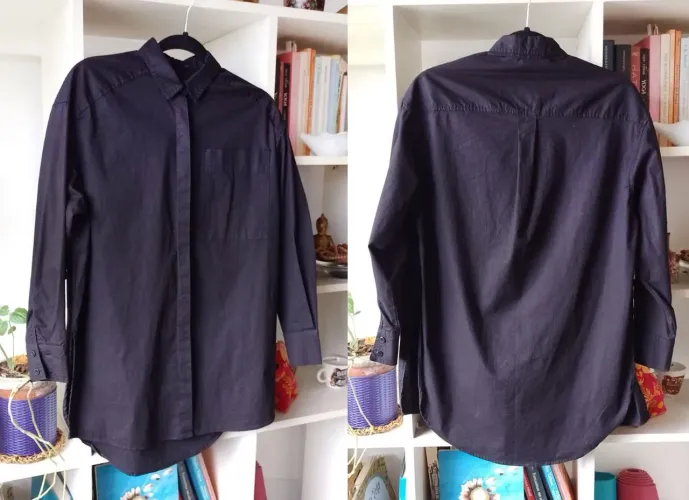 Camisa Riachuelo AK alongada com fenda lateral
