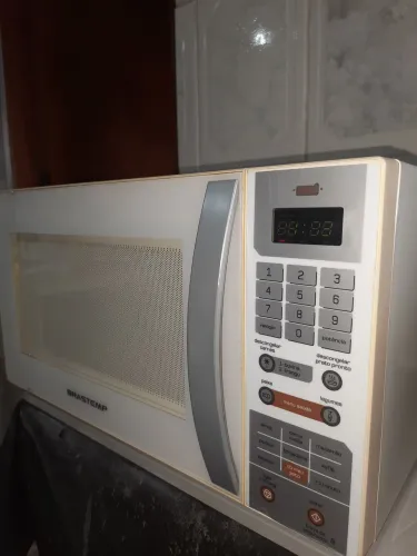 MICRO-ONDAS BRASTEMP BMS35, 30L, 127V, FUNCIONANDO TUDO PERFEITAMENTE