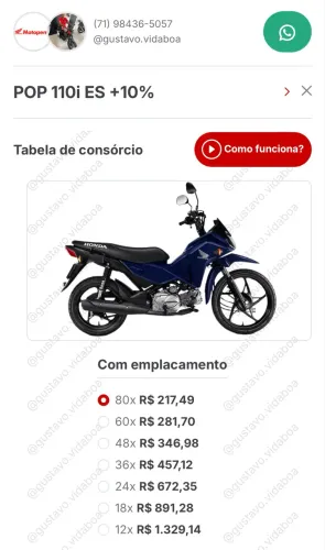 Honda POP 110i ES +10%