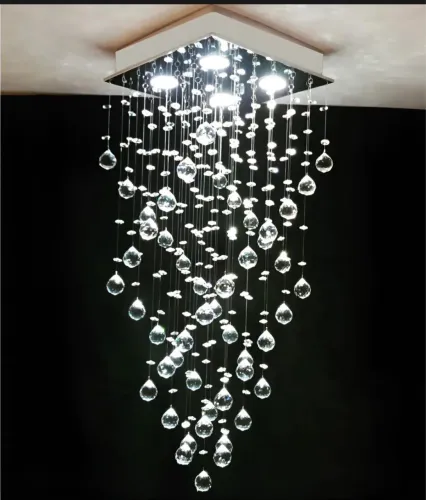 Lustre Cristal/Inox