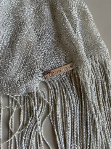 Vestido Fato Básico tomara que caia prata com franjas festa balada feminino tendência