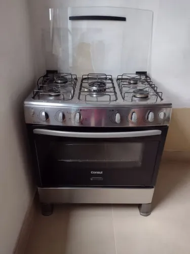 Fogão Inox 5 bocas 110v Consul