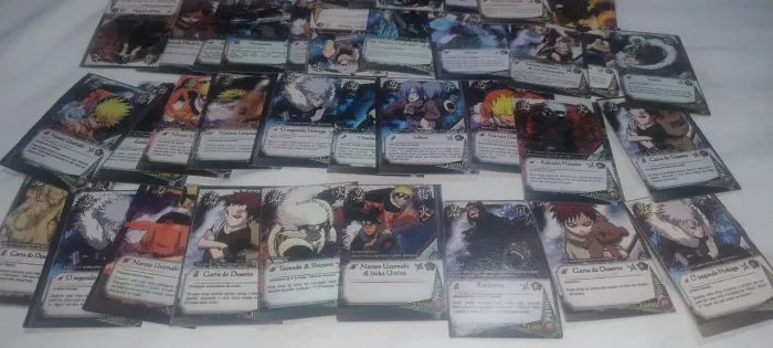 Lote 48 Cards Naruto Antigo 