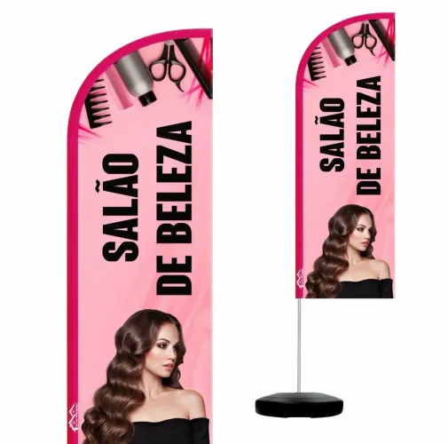 Banner para salão de Beleza apenas o tecido