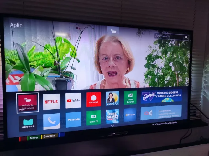Smart TV led 50 polegadas