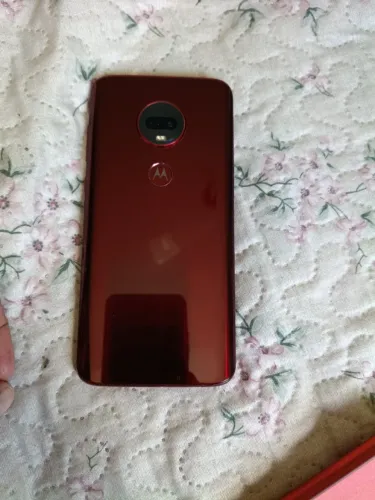 Celular motog7 plus vermelho