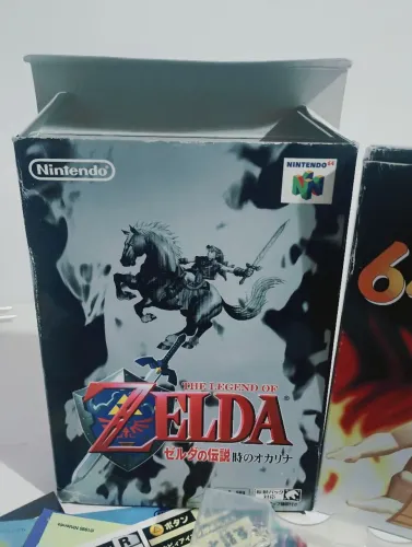 Zelda Ocarina of Time japonês original completo excelente estado + Jogo brinde completo