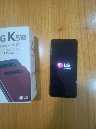 Smartphone LG K51S na caixa! Pra não ficar sem! 