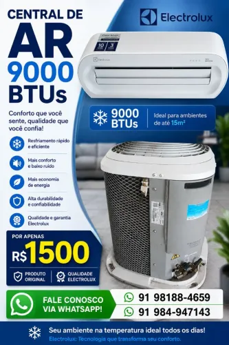Ar condicionado 9mil btus