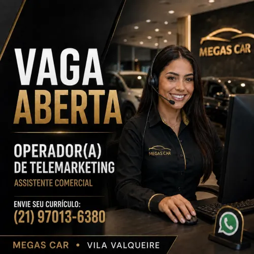 Operador(a) de Telemarketing / Assistente Comercial - Loja de Veículos