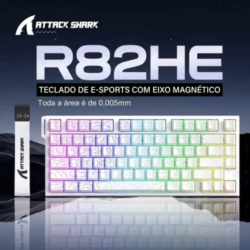 Teclado Attack Shark R82HE