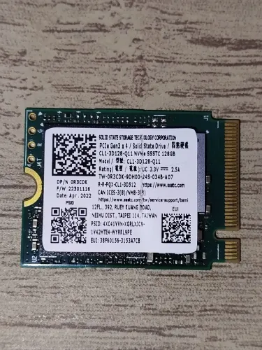 SSD M.2 NVMe 2230 128GB original Dell