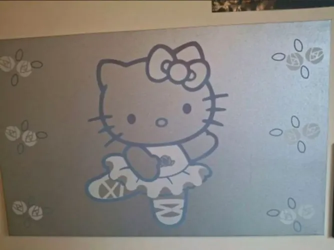 Quadro magnético Hello Kitty grande