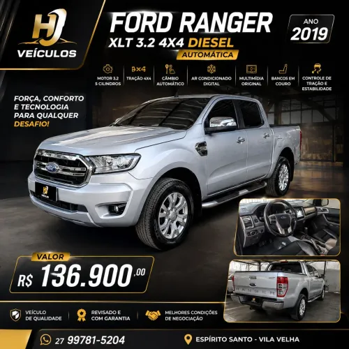 Ford Ranger XLT 3.2 20V 4X4 CD Diesel Aut. 2019
