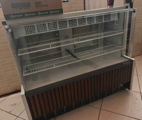 Balcão vitrine fria gelopar