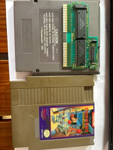 CARTUCHO CHIP N DALE RESCUE RANGER NINTENDO ORIGINAL 