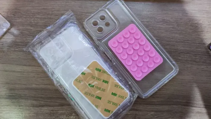 Kit 2 Capinhas Transparentes Xiaomi 11 Lite 5G NE + Ventosas