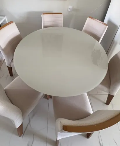 Mesa de Jantar redonda 6 lugares