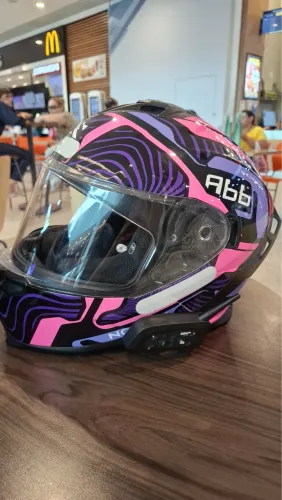 CAPACETE COM ÓCULOS SOLAR NORISK FEMININO