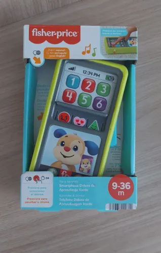 Fisher-Price Brinquedo Telefone Deluxe De Aprendizagem Verde<br>