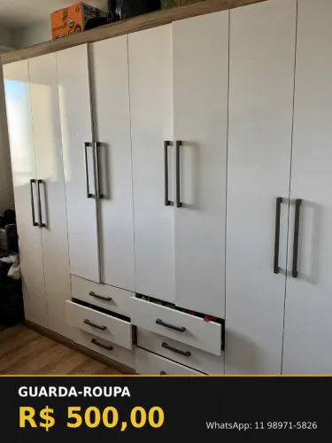 Guarda Roupa Casal 8 Portas 6 Gavetas Master
