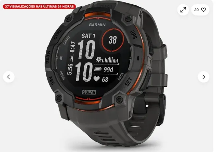 Relogio Garmin instinct solar 45mm