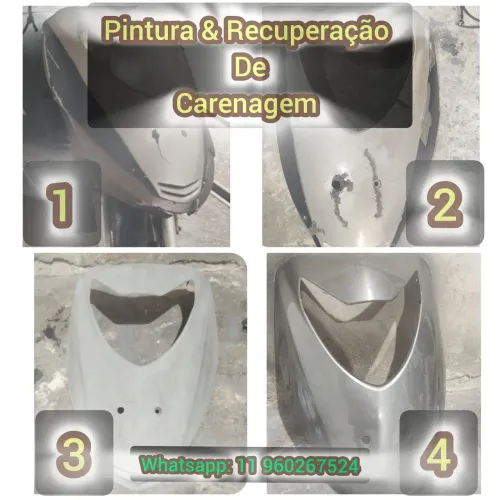 Restauração &  pintura de carenagem.