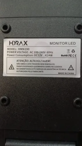 Monitor Hyrax HMN190, um modelo LED com tela de 19 (troco em celular)