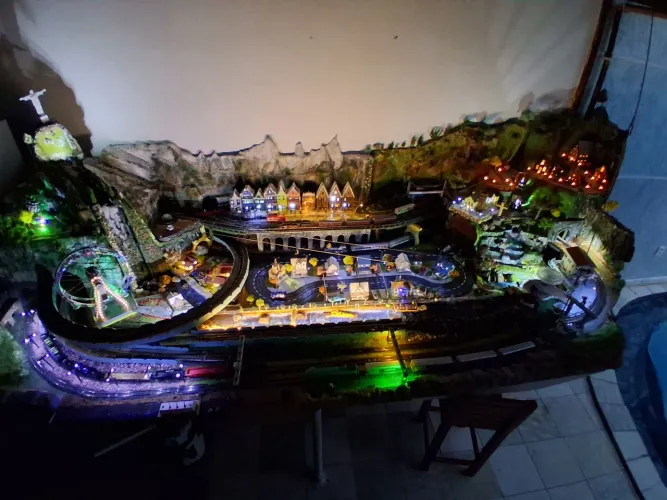 Maquete ferreomodelismo 