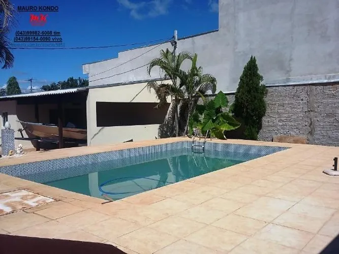 Chácara de 1.245,00 m2 com casa no Condomínio Recanto do Pescador em Ibiporã