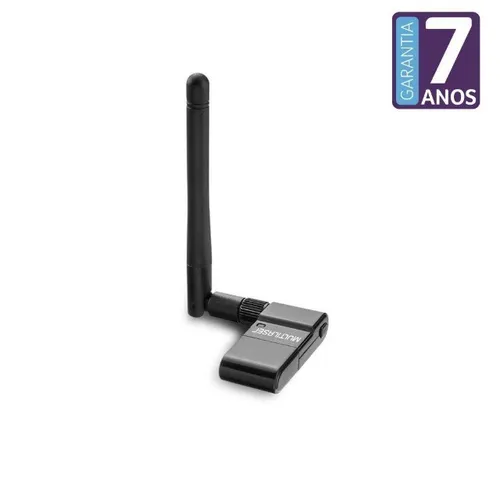 Adaptador Wifi Usb Wireless 150Mbps Multilaser Preto -RE034