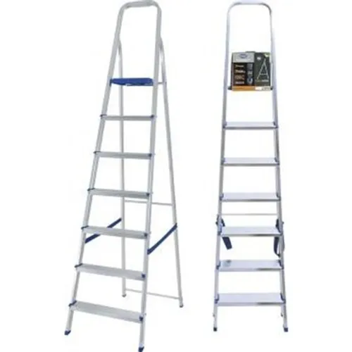Escada Aluminio Dobravel 7 Degraus Metalurgica Mor Até 12x - Frete Grátis