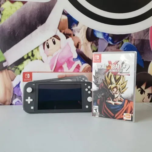 NIntendo Switch Lite - Seminovo com 10 jogos instalados.