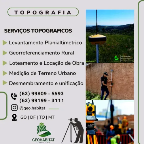 Topografia | Licenciamento Ambiental | Regularização de Chácara