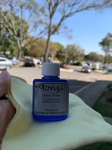 Kit Limpa Prata Monzi + Flanela Mágica 