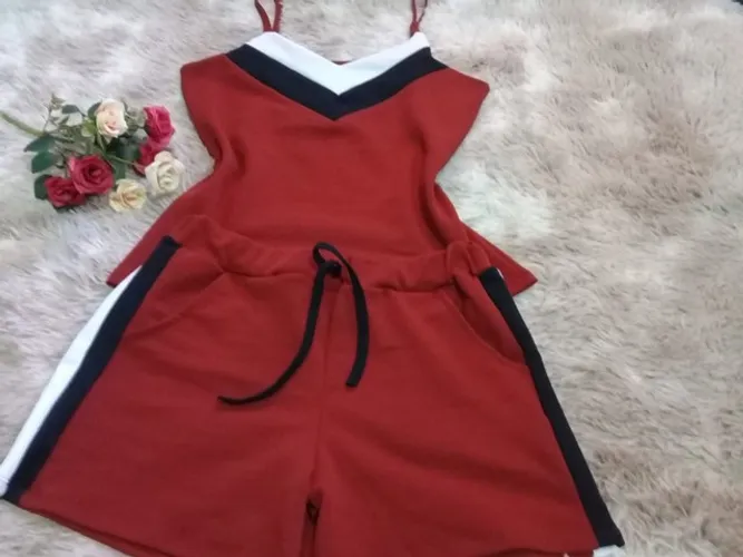 Conjunto feminino malha crepe G 
