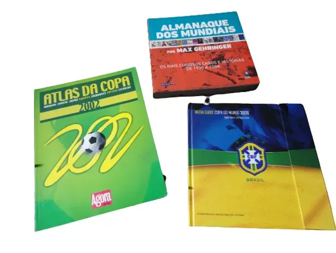 Lote de livros de Copas do Mundo Fifa