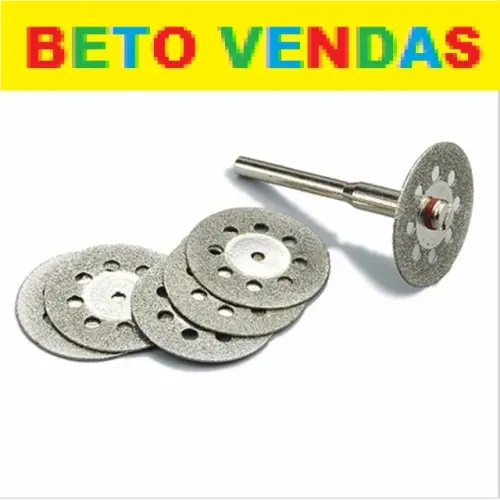 5 Discos Diamantados Para Micro Retifica