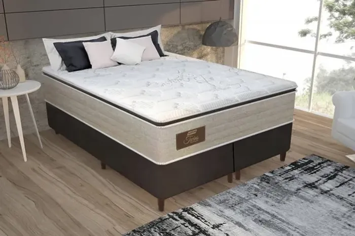 Cama Box Queen Twins Gazin - Entrega grátis para Fortaleza